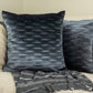 Handmade Navy Blue Decorative I Farmhouse Decor Cushion Cover Throw Pillowcase I Home Sofa Decor 17''x17''  43x43cm by HomeTwist