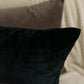 Luxury Black Velvet Cushion Cover, Dark Velvet Pillow Cover (All Sizes)