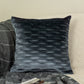 Handmade Navy Blue Decorative I Farmhouse Decor Cushion Cover Throw Pillowcase I Home Sofa Decor 17''x17''  43x43cm by HomeTwist
