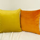 Luxury Velvet Gold Cushion Cover, Gold Velvet Pillow Cover, (All Sizes)
