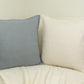 Cotton Linen Grey Cushion Cover, Grey Linen Throw Pillow,  Home Decor 17x17inches 43x43cm