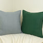 Cotton Linen Grey Cushion Cover, Grey Linen Throw Pillow,  Home Decor 17x17inches 43x43cm