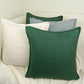 Cotton Linen Grey Cushion Cover, Grey Linen Throw Pillow,  Home Decor 17x17inches 43x43cm