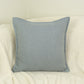 Cotton Linen Grey Cushion Cover, Grey Linen Throw Pillow,  Home Decor 17x17inches 43x43cm