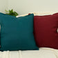 Cotton Linen Slate Green Cushion Covers 45x45cm