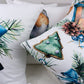 Christmas Decor Set of 4 Velvet Cushion Covers Double Sided for Home Decor