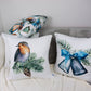 Christmas Decor Set of 4 Velvet Cushion Covers Double Sided for Home Decor