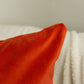 Velvet Orange Cushion Cover, Orange Pillow Cover 45x45cm