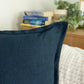 Linen Navy Blue Cushion Cover, Dark Blue Linen Pillow Cover