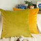 Plush Velvet Oil Green Cushion Cover, Oil Green Pillow Cover, Throw Pillow , Cushion Cover 18x18Inches
