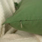 Linen Green Cushion Cover, Green Linen Throw Pillow, Home Decor Cushion Cover 18x18,20x20Inches