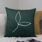 Decorative Green Double Sided Cushion Cover, 45x45 Decorative Pillow Cover 18x18Inches