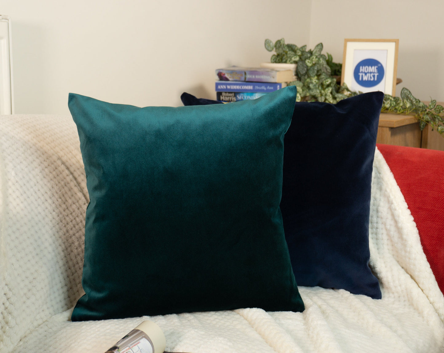 Luxury Velvet Emerald Green Cushion Cover, Dark Green Pillow Cover, (All Sizes)