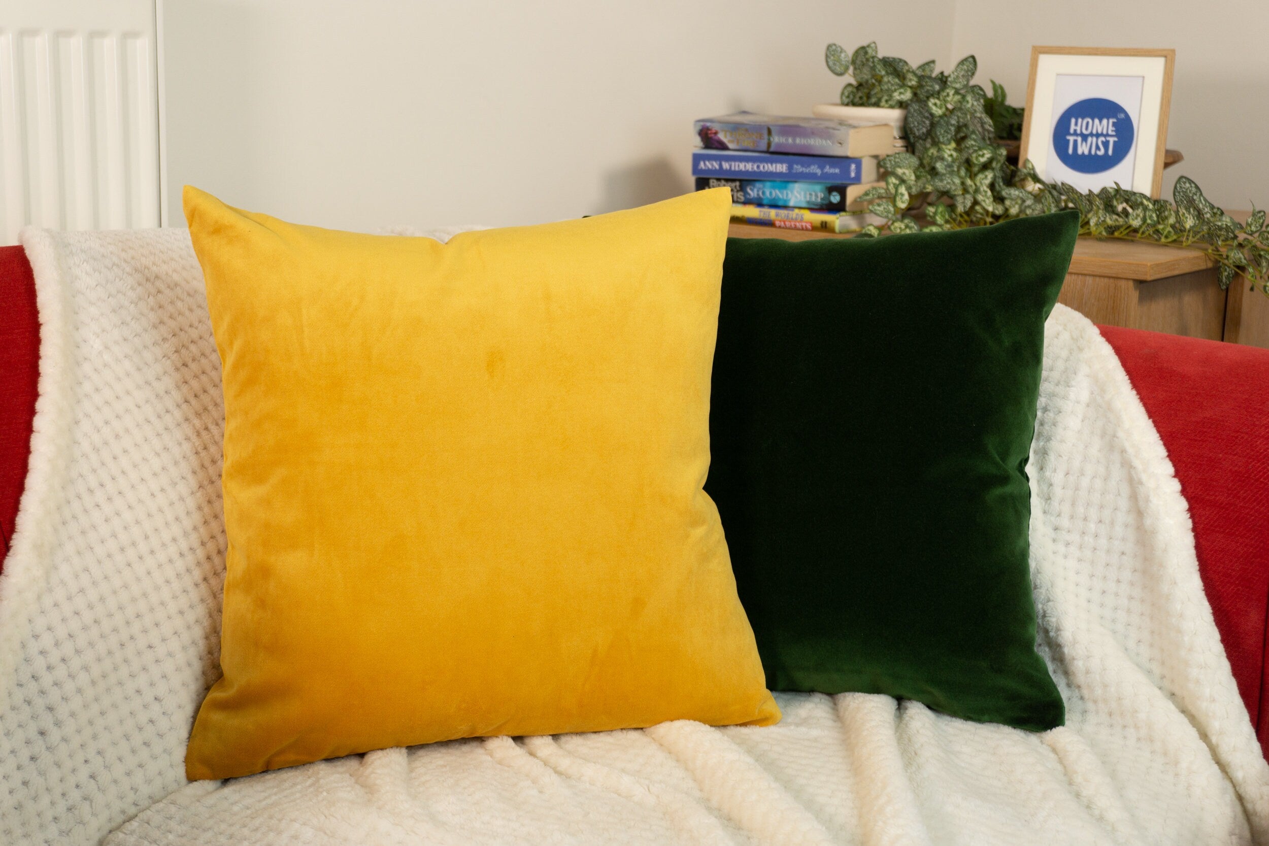 Lemon yellow cushions sale