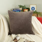 Plush Velvet Brown Cushion Cover, Brown Plush Velvet Pillow Cover, Throw Pillow cover, 45x45cm