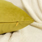 Plush Velvet Oil Green Cushion Cover, Oil Green Pillow Cover, Throw Pillow , Cushion Cover 18x18Inches