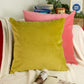 Plush Velvet Oil Green Cushion Cover, Oil Green Pillow Cover, Throw Pillow , Cushion Cover 18x18Inches