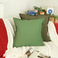 Linen Green Cushion Cover, Green Linen Throw Pillow, Home Decor Cushion Cover 18x18,20x20Inches