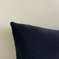 Velvet Cobalt Blue Cushion Cover, Cobalt Blue Plush Velvet Pillow cover for Home Decor, 43x43cm