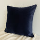 Velvet Cobalt Blue Cushion Cover, Cobalt Blue Plush Velvet Pillow cover for Home Decor, 43x43cm