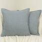 Cotton Linen Grey Cushion Cover, Grey Linen Throw Pillow,  Home Decor 17x17inches 43x43cm