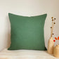 Cotton Linen Green Cushion Cover, Upholstery Linen Decorative Cushion Covers (All Sizes)