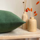 Cotton Linen Green Cushion Cover, Upholstery Linen Decorative Cushion Covers (All Sizes)